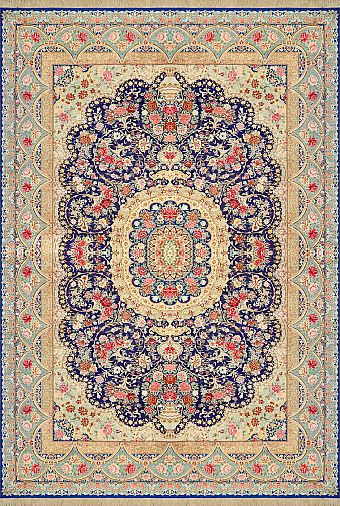 Шелковый Иранский ковер Rose Garden №1587 300x200cm Шелковый Иранский ковер Rose Garden №1587 300x200cm