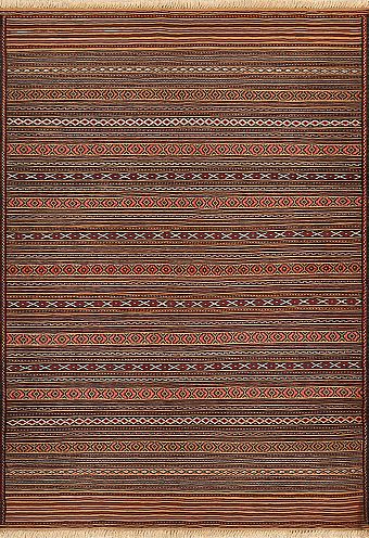 Безворсовый Персидский ковер Zinjan №3052 193x135cm из шерсти Безворсовый Персидский ковер Zinjan №3052 193x135cm из шерсти