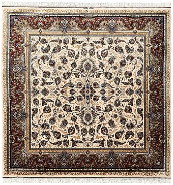 Шелковый Иранский ковер Tehran №5425 250x250cm Шелковый Иранский ковер Tehran №5425 250x250cm